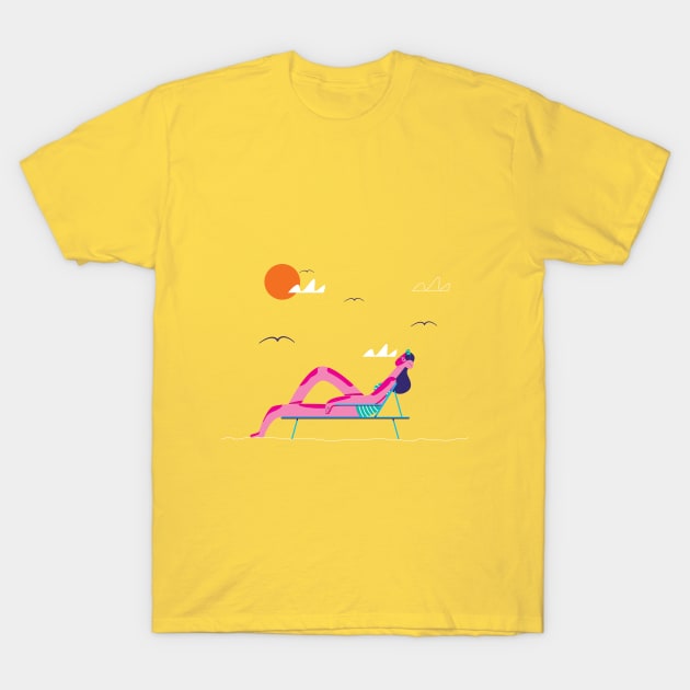 Sunburn T-Shirt by The Noc Design